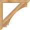 Ekena Millwork Imperial Slat Rough Sawn Bracket, Western Red Cedar, 4"W x 44"D x 44"H BKT04X44X44IMP06RWR - alternate 3